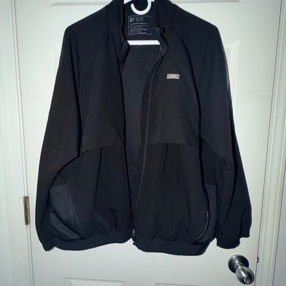 Women's Figs Black Sydney Scrub Jacket XXL - Picture 2 of 16